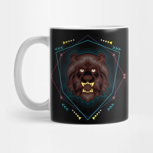 Red Tiger Head Wild Angry Mug